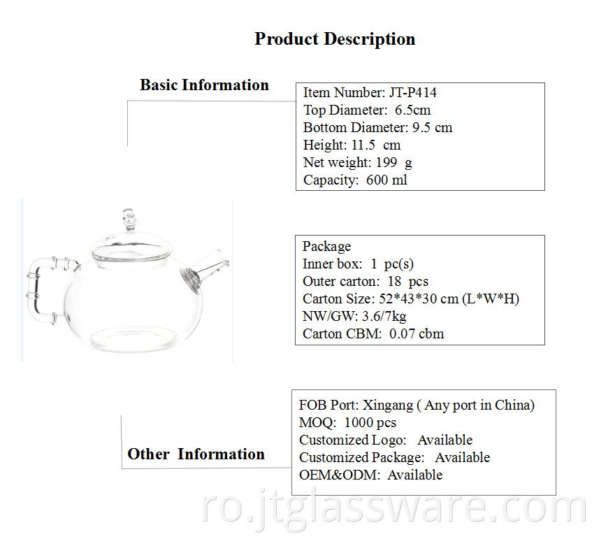 Bamboo Design Teapot